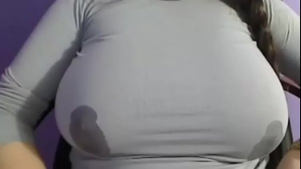 Tits lactation leaking through shirt