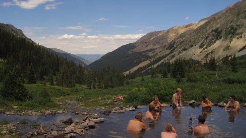 Private natural hot springs adults