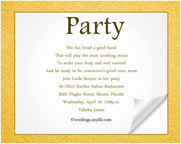 best of Invitation party
