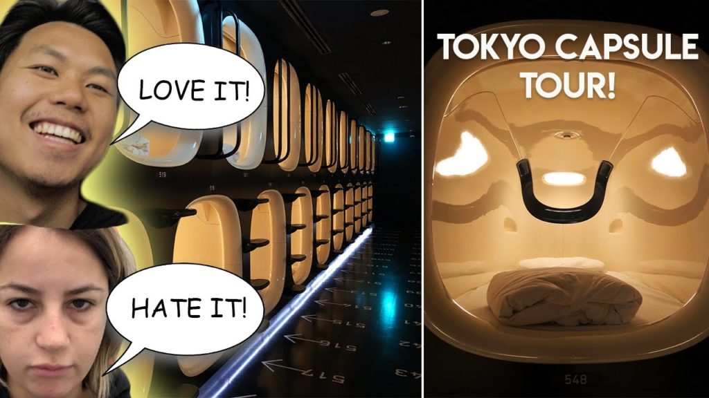 Tokyo capsule hotel tour