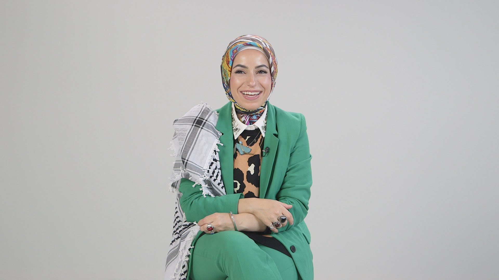 Mona haydar hijabi wrap
