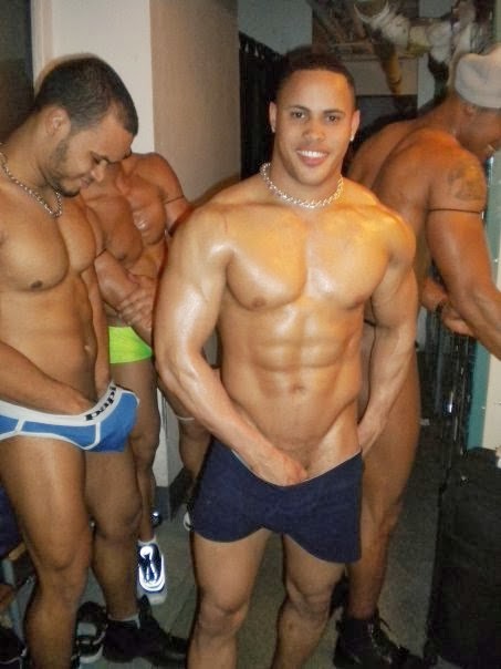 Black male strippers action image