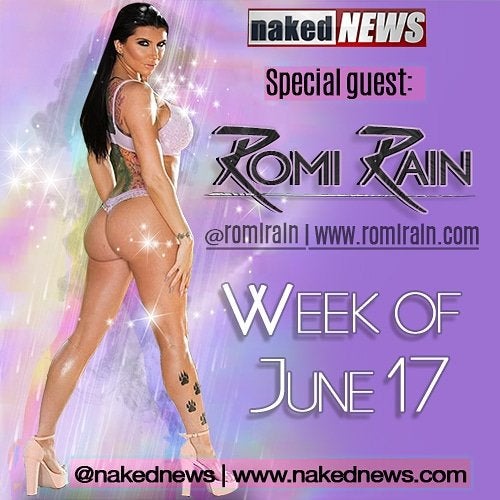 Naked news presents romi rain