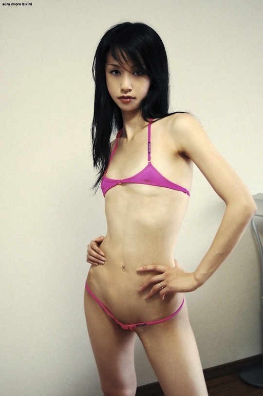Beautiful flat chested japanese girl