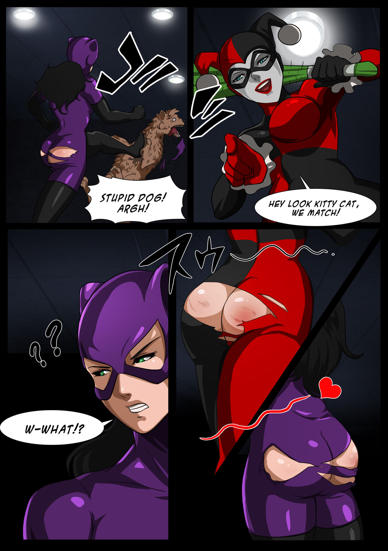 Silver M. reccomend catwoman defeats superhero