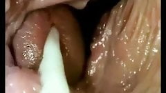 Red H. recommendet close creampie cumshot inside pussy