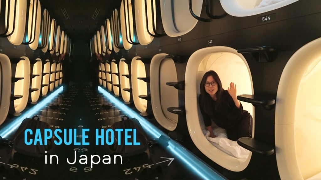 Tokyo capsule hotel tour