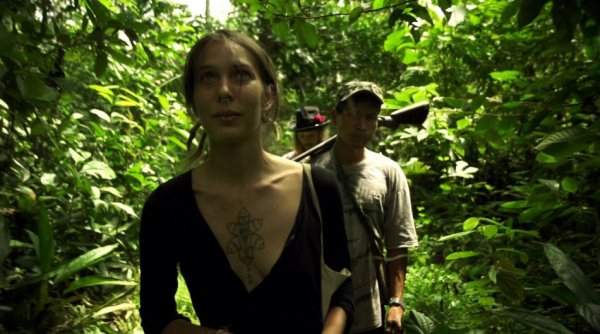 Evil E. recommend best of walking around topless forest